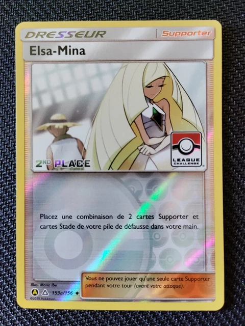 Lusamine (153a/156) (League Challenge Alt Art 1st Place) [Sun & Moon: Ultra  Prism] Lusamine - Ultra Prism #153 Pokemon Card