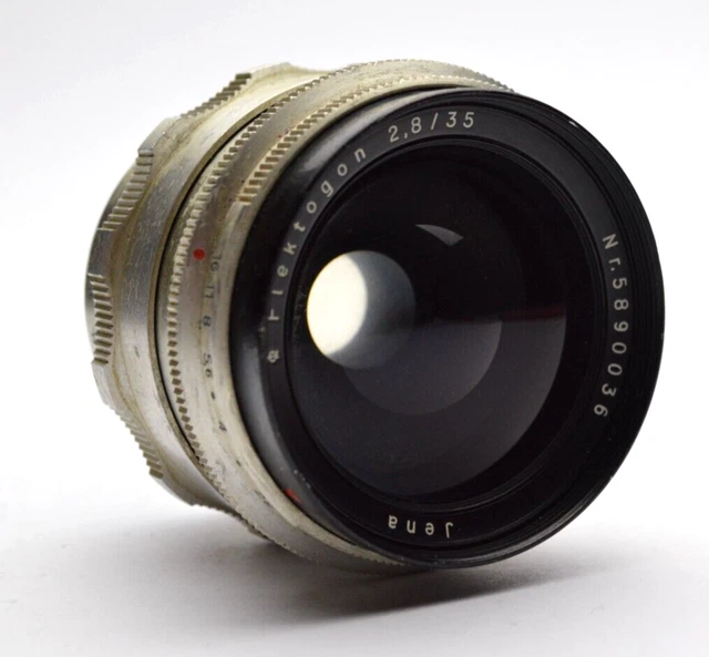 Carl Zeiss Jena Flektogon 2,8 / 35 mm Q1 Weitwinkel Objektiv M42 Mount Lens m08b