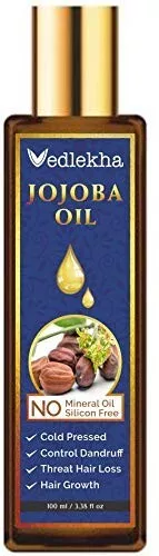 VEDLEKHA Natural & Organic Jojoba Oil For Skin & Hair 100ml