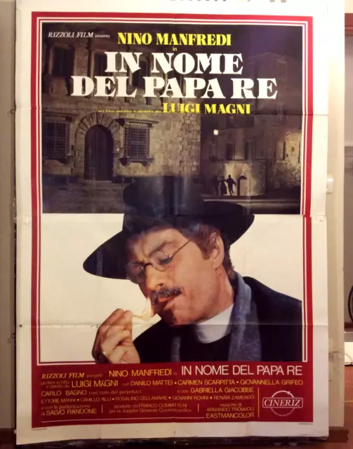 In Nome del Papa Re manifesto poster Manfredi Magni chiesa Roma pope vaticano