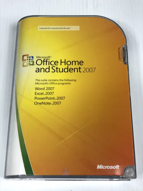 Microsoft Office Home and Student 2007 DVD + Product Key