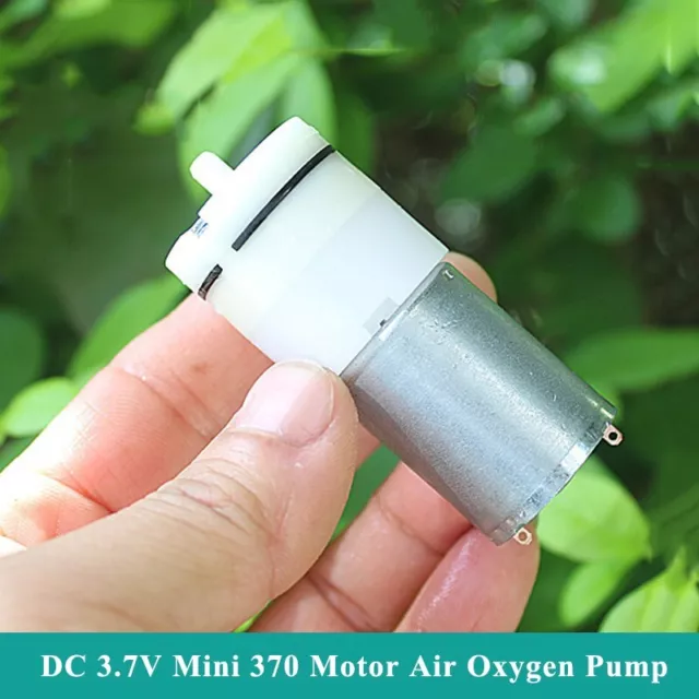 DC 1.5V-3.7V Large Flow Small 370 Air Pump Oxygen Pump DIY Aquarium Fish Tank