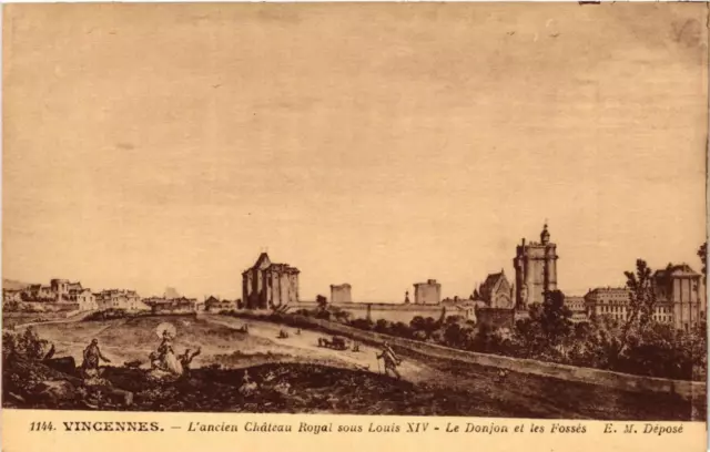 CPA AK VINCENNES L'ancien Chateau Royal Le Donjon et les Fossés (672356)