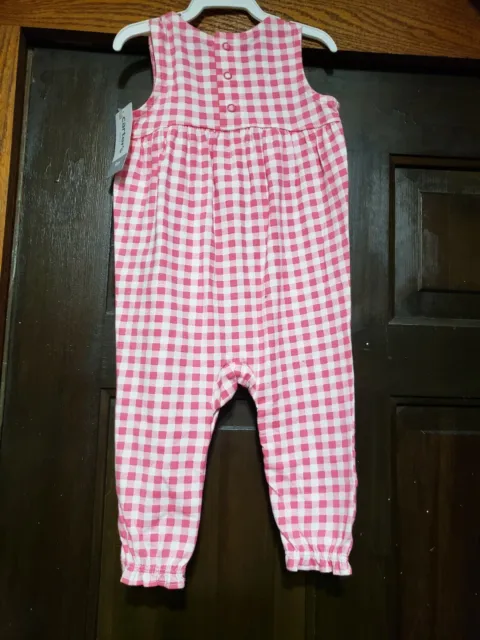 Carters baby girl 12 months pink, cute, one piece.  Jumpsuit.