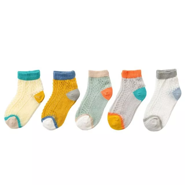 5/10 Pack Newborn Baby Girls Kids Todders Cartoon Floor School Ankle Socks