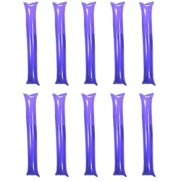 Easy to Use Inflatable Wands 10pcs Cheering Sticks for 2024 European Cup