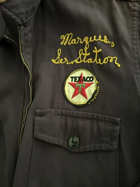 1950? Vintage Texaco Uniform Jacket Medium