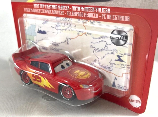 DISNEY PIXAR CARS ROAD TRIP LIGHTNING MCQUEEN On the Road Metal Diecast ...