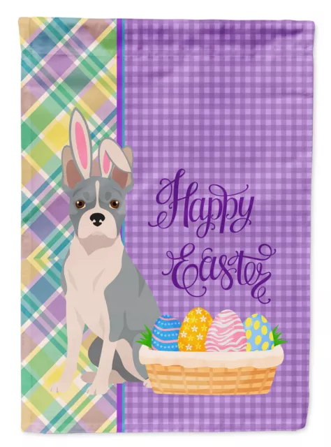 Blue Boston Terrier Easter Flag Garden Size WDK4948GF