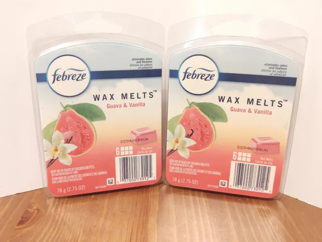 2 PACKS Febreze BERRY & BRAMBLE Wax Melts, 2.75 oz- 6 Wax Cubes Per Pack HTF