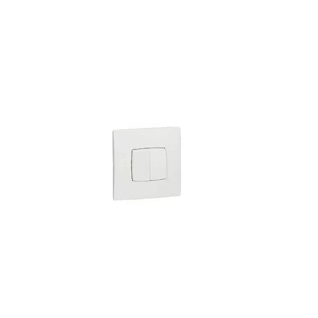 Double Poussoir Legrand Neptune 80607 – Blanc, Fixation Vis Ou Griffes, 6A