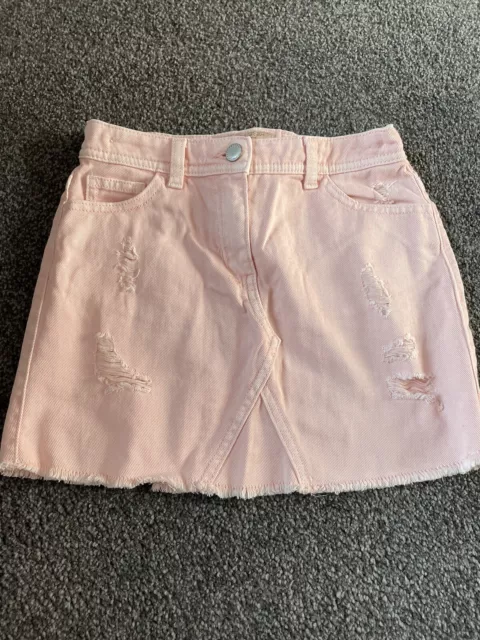 Girls Next pink denim skirt