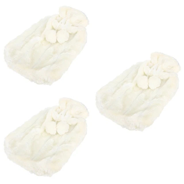 3 pezzi inverno sacca d'acqua inverno sacca per acqua peluche sacchetto inverno