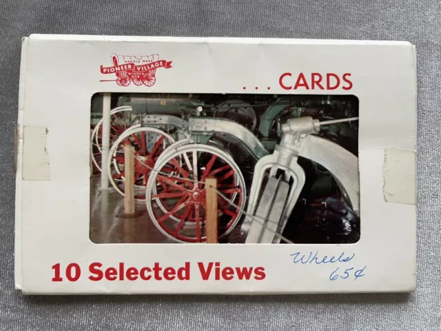 8 Pack Vintage The Harold Warp Pioneer Village Post Cards Vehicles Antique Car