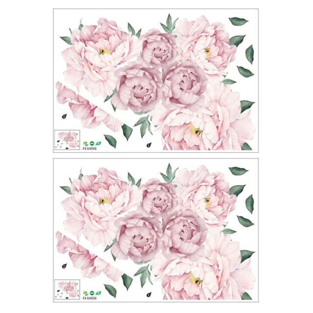 PVC Wandaufkleber Aufkleber Mit Blumenmuster Badezimmertapete Blumenwand Drucken