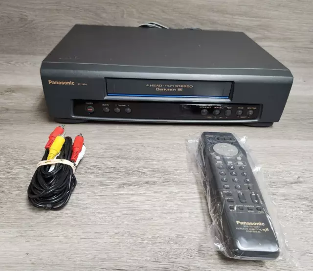 Panasonic PV-7450 4 Head HiFi Stereo Omnivision VHS/VCR Player Recorder w/Remote