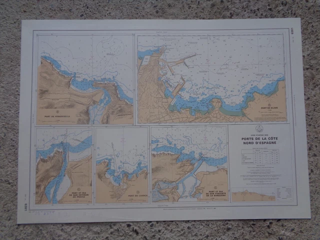 CARTE MARINE ANCIENNE de l'entrée de la Manche EUR 65,00 - FR