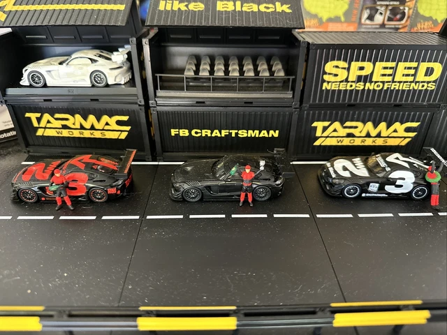 TARMAC WORKS 1/64 MERCEDES-AMG GT3 4A ME LIKE NOIR SPÉCIAL #3 COFFRET ...