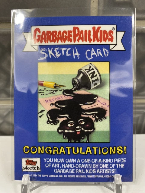 Garbage Pail Kids 1/1 Official Topps Sketch