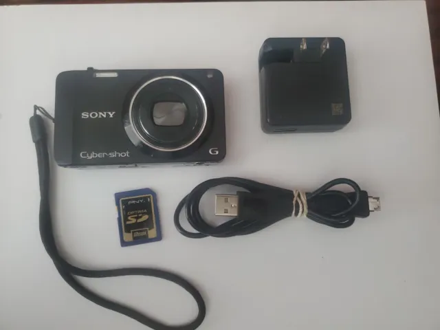 Sony DSC-WX10 16MP Cybershot Digital Camera With Battery + charger