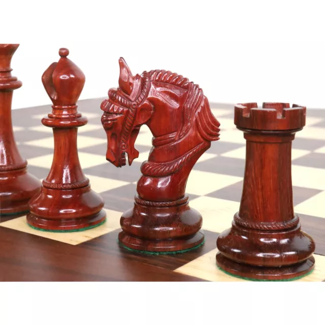 4,5 "Imperator Luxus Staunton Schachfiguren nur Set - Bud Palisander