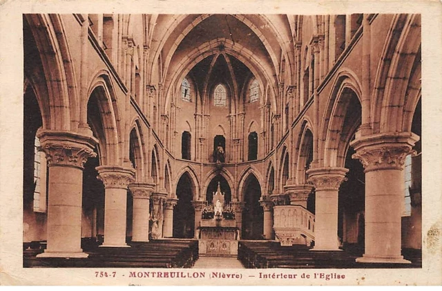 58 - MONTREUILLON - SAN25576 - Intérieur de l'Eglise