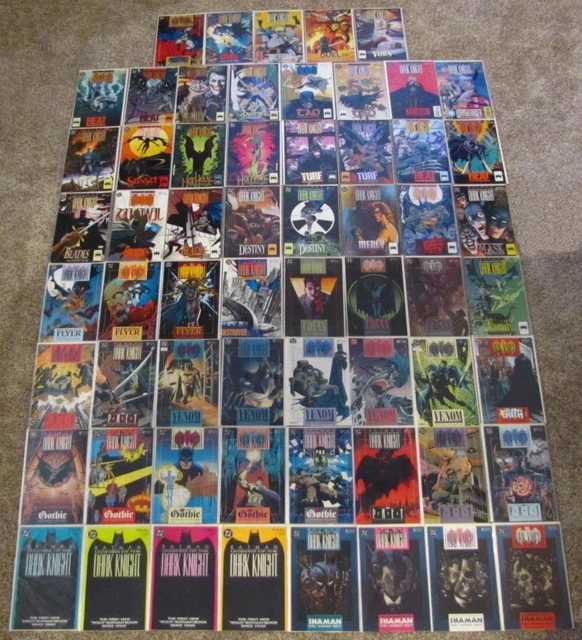 (62) BATMAN LEGENDS OF THE DARK KNIGHT (DC Comics 1989) 1-56 + 4 #1's, A1 & 2 +