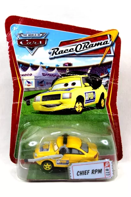 Disney Pixar Cars Race O Rama #77 Diecast Chief RPM Mattel