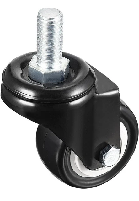 Ruote Ruote Ruote Rotanti 1,5 Pollici PU 360 Ruota Arrangiata Gastro, M10 x... 3
