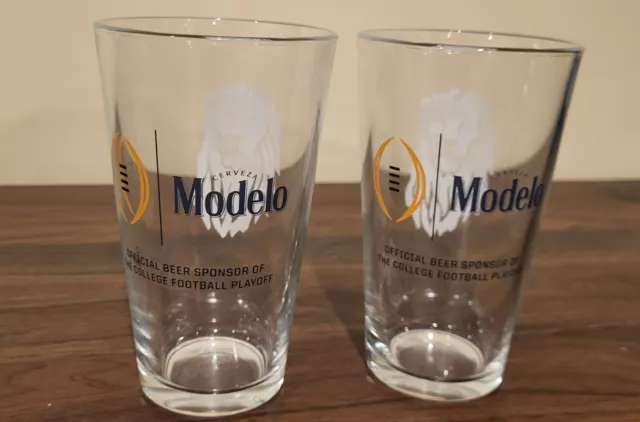 MODELO BEER & MISTER CARTOON PINT GLASS CUP RARE, BAR