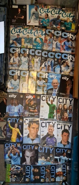 41 MANCHESTER CITY Programmes Cup And League £10.80 - PicClick UK