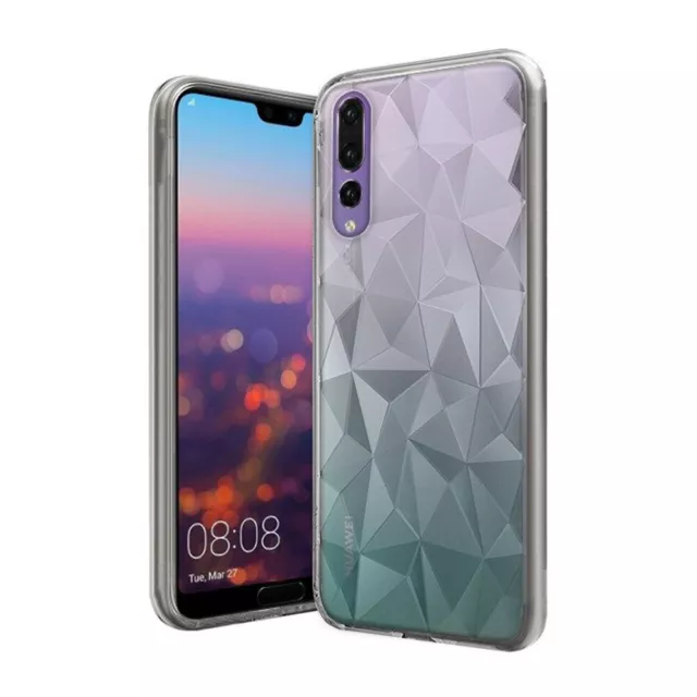 Coque Silicone Motifs Geometriques Prism Pour Xiaomi Redmi Note 7 Transparent