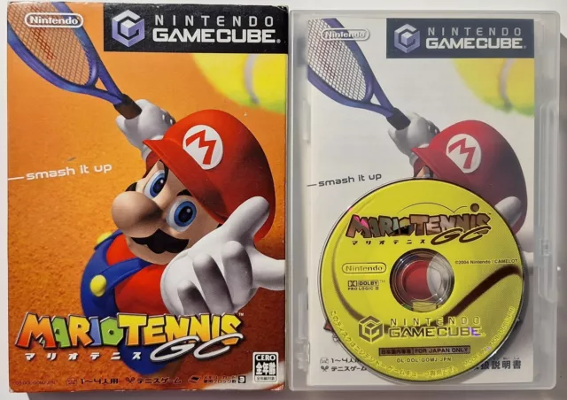 Mario Tennis Nintendo GameCube NTSC-J Japanese US Seller Complete In Box CIB