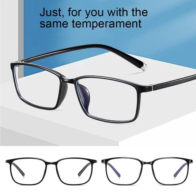 Anteojos de gran tamaño marco ultraligero gafas de computadora anti-luz azul