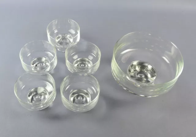 Servizio coppette cristallo da dolce bicchieri macedonia vintage made in Italy