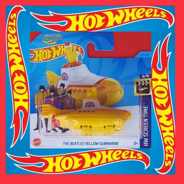Hot Wheels 2023   THE BEATLES YELLOW SUBMARINE   127/250   NEU&OVP