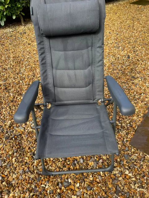 Vango Hampton Dlx Chair Lightweight Reclining Folding Chair For Camping Caravan