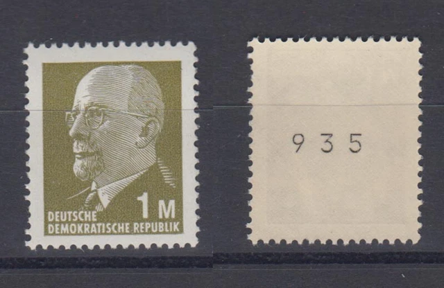 DDR 1540 YK RM ungerade Nummer kopfstehend Walter Ulbricht 1 M postfrisch