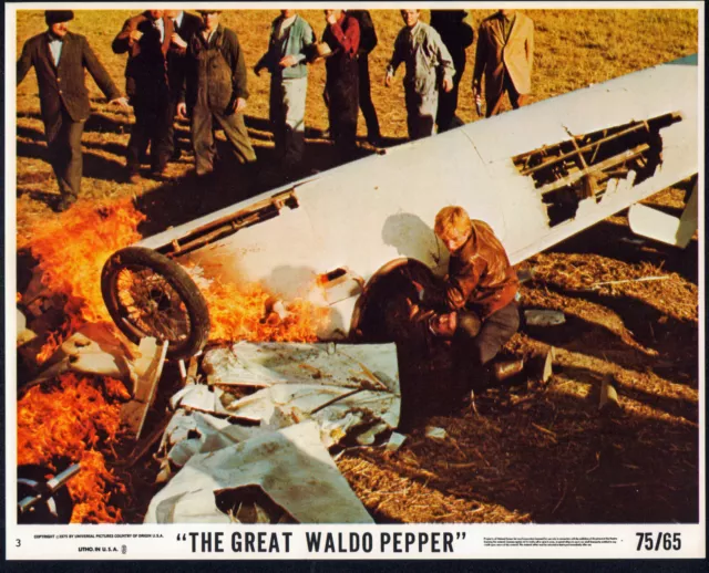 THE GREAT WALDO PEPPER original photo ROBERT REDFORD/VINTAGE AVIATION DAREDEVILS