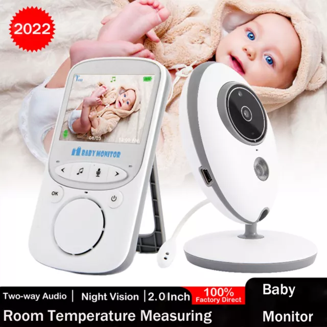 Wireless Digital 2.0 Inch LCD Color Baby Monitor Camera Audio Video Night Vision