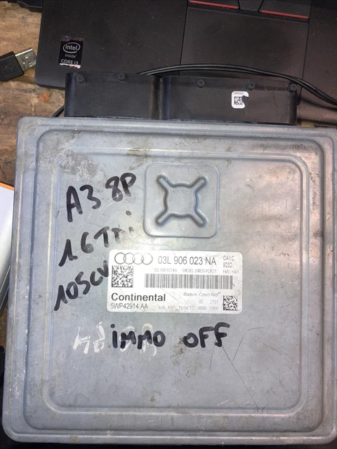 Calculateur Moteur PCR2.1 03L906023LC - Compatible VW/Audi 1.6 TDI 90/105 Ch - Immo OFF - Marque Continental - Occasion Testée