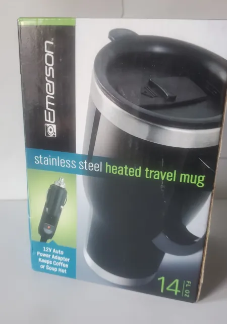 Emerson Stainless Steel Heated Travel Mug