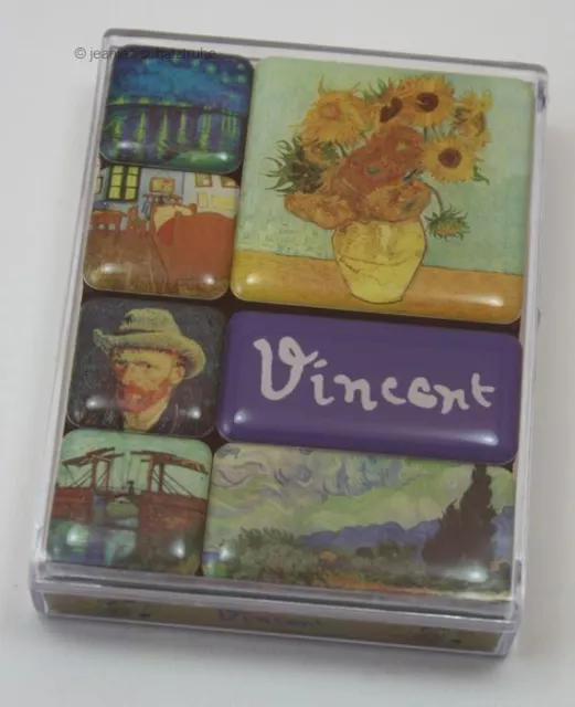 Magneti IN Scatola Regalo Vincent Van Gogh Girasoli