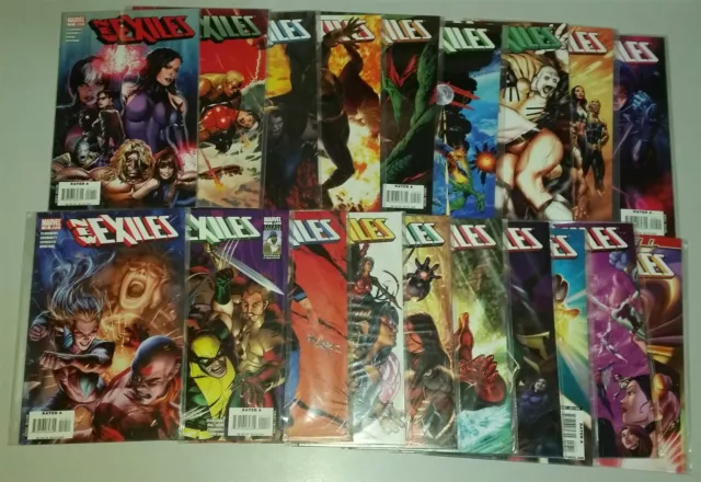 Exiles New #1-18 + #1 Annual 2009 X-Men Marvel Comics 2008 Set (19)