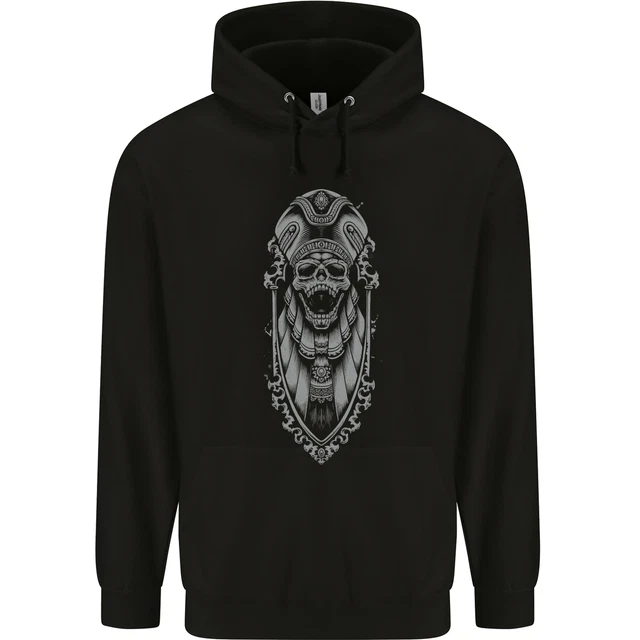 Death Order Pharoah Skull Biker Motorcycle Childrens Kids Hoodie