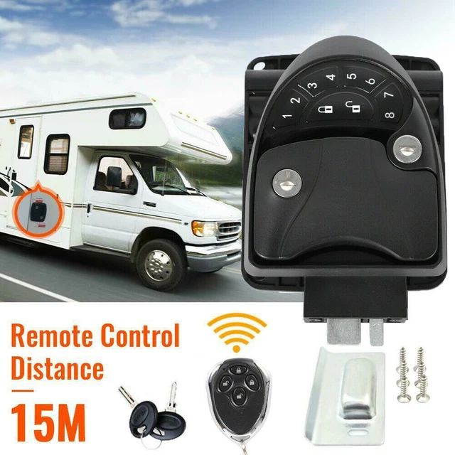 ELECTRONIC KEYLESS ENTRY RV Door Lock Intelligent Fingerprint Camper RV