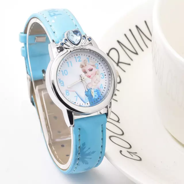 MONTRE QUARTZ Princesse Reine des Neiges Enfant Fille Disney