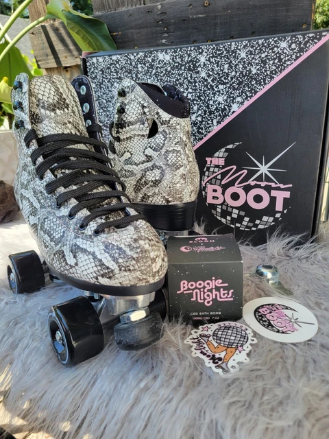 MOON BOOT MOONLIGHT Roller Snakeskin Skates Charmer Size US  display picture 1