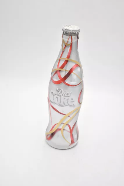 Coca Cola Diet Coke Christmas Glass Bottle 2007