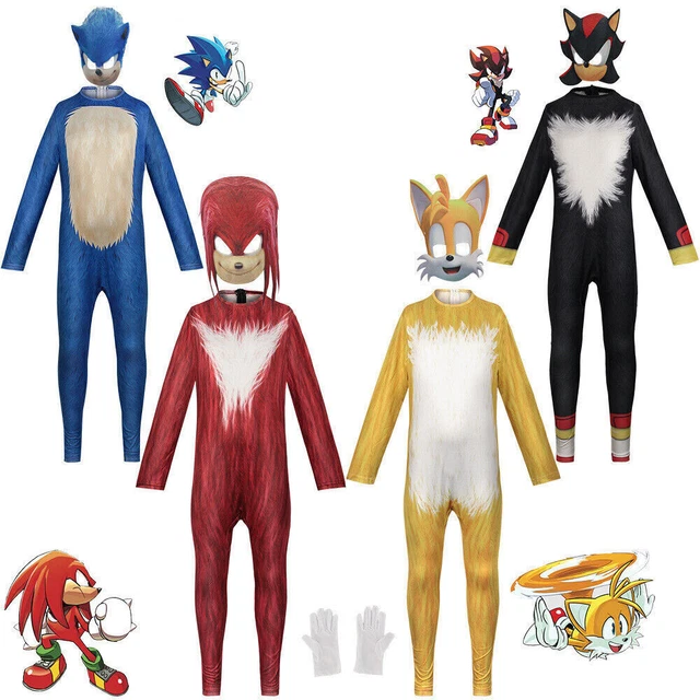 子供の若い女の子ヘッジホッグソニックシャドウナックルズテールコスプレパーティーコスチュームEUR 25.93